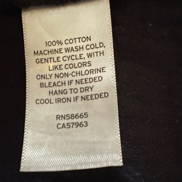 Women’s Caslon Black Maxi Shirt Dress, size Medium. - Picture 7 of 8